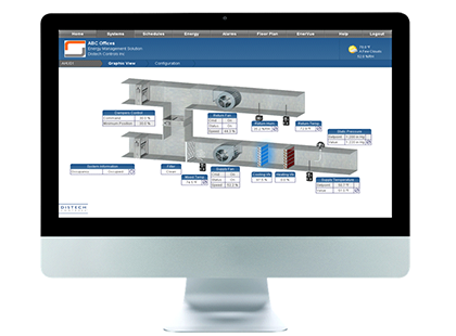 Distech Controls applications graphics software