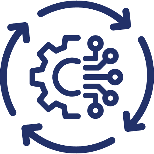 Icon representing seamless integration and connectivity with Distech Control's open multi-protocol approach